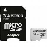 Transcend TS16GUSD300S-A microSDHC UHS-I U1, переходник SD